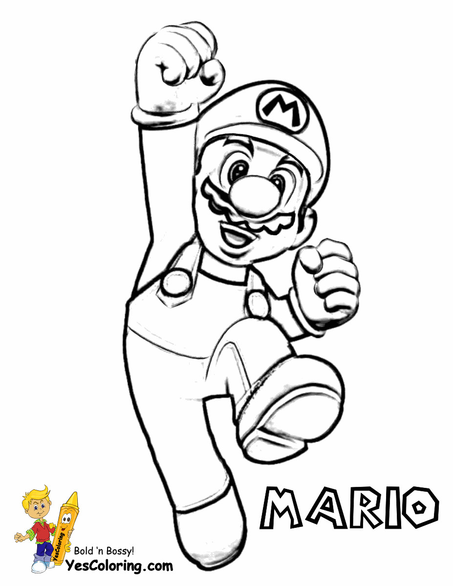Coloring Sheets For Kids Boys
 Mario Bros Coloring Super Mario Bros