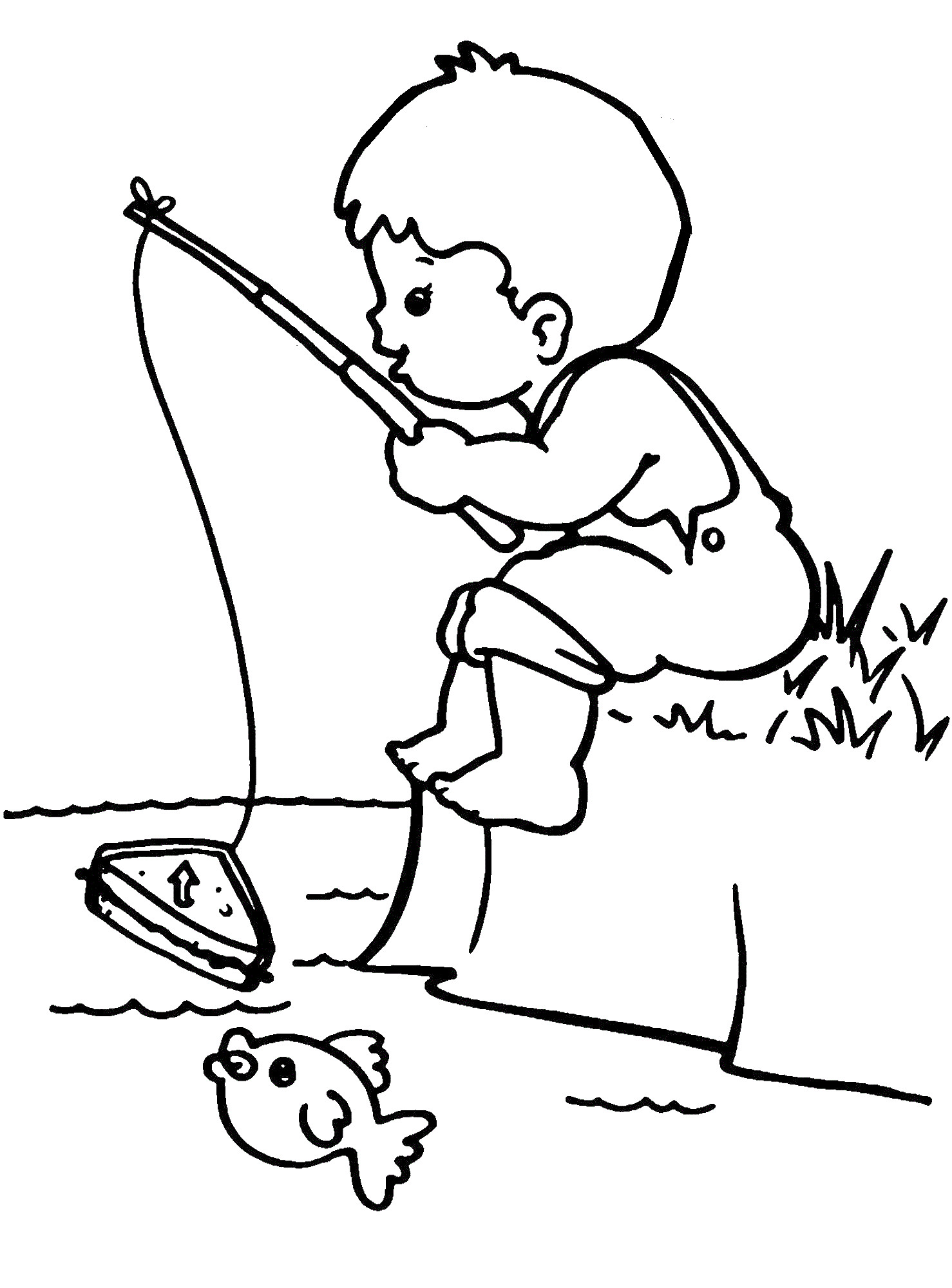 Coloring Sheets For Kids Boys
 Fishing Coloring Pages Best Coloring Pages For Kids
