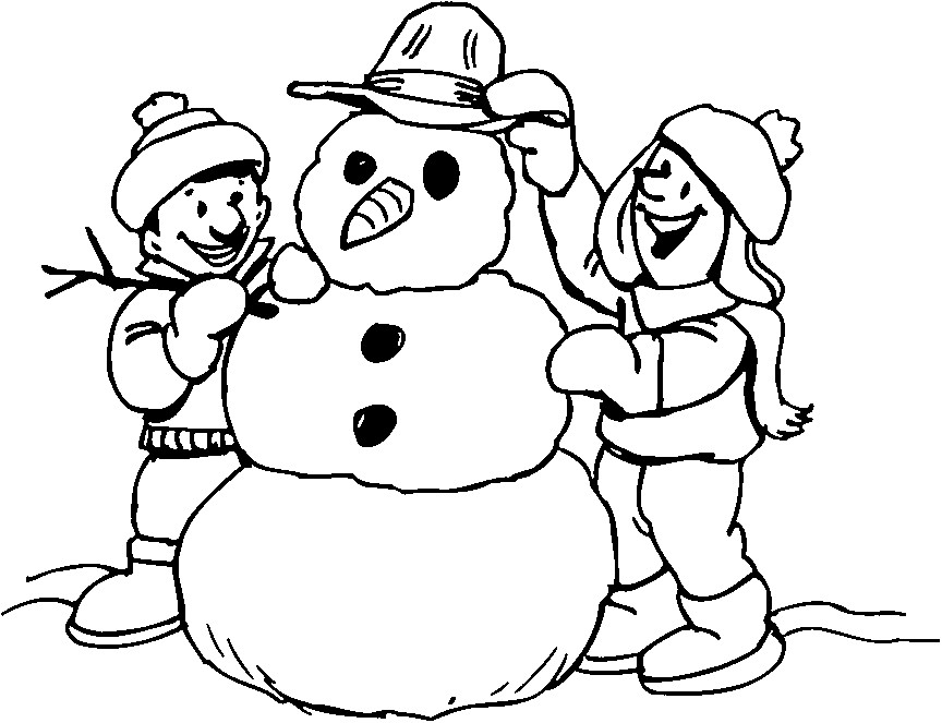 Coloring Sheets For Kids But Snowman
 Free Printable Snowman Coloring Pages For Kids