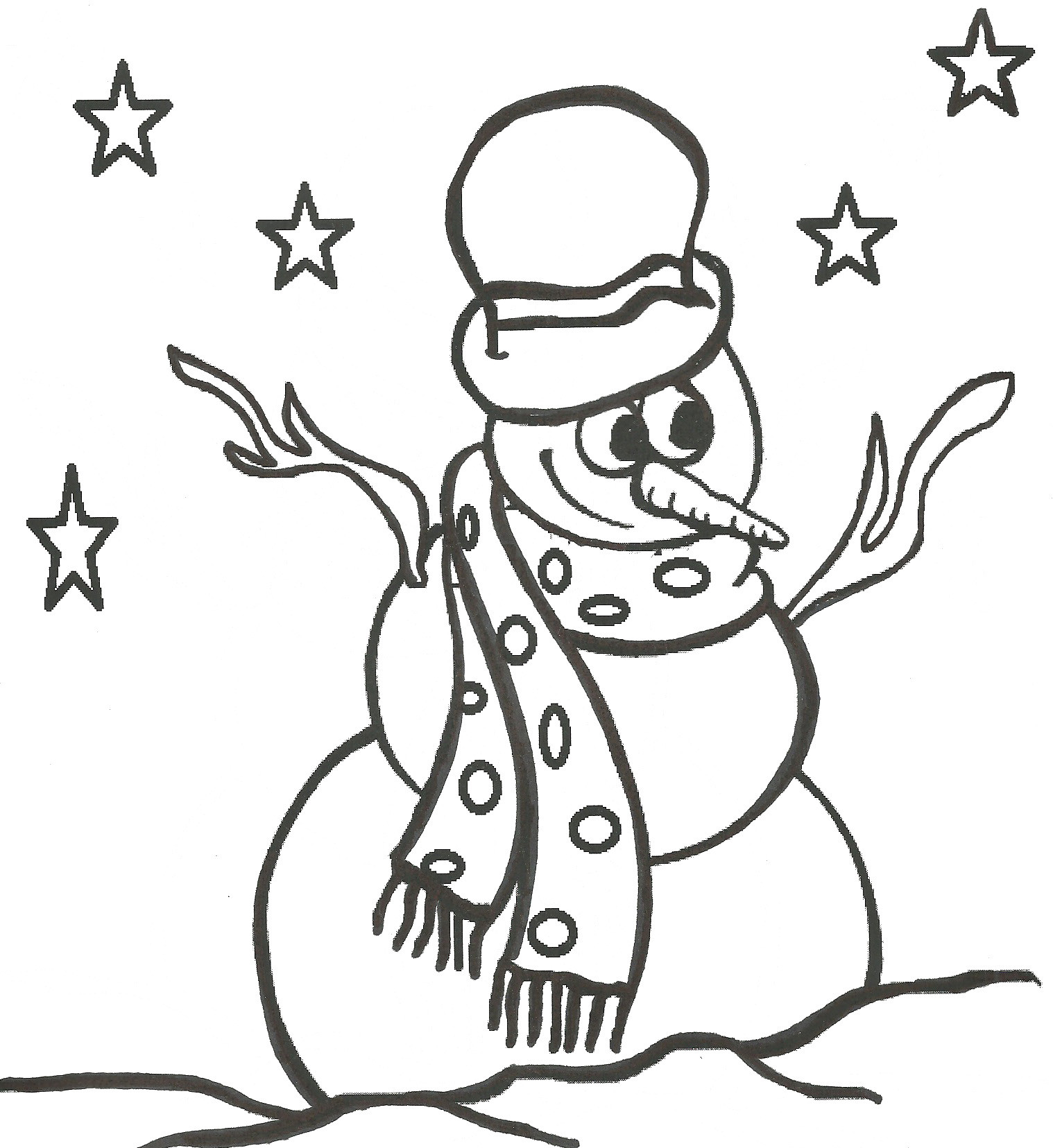 Coloring Sheets For Kids But Snowman
 Coloring Pages Snowman Coloring Pages For Kids Free