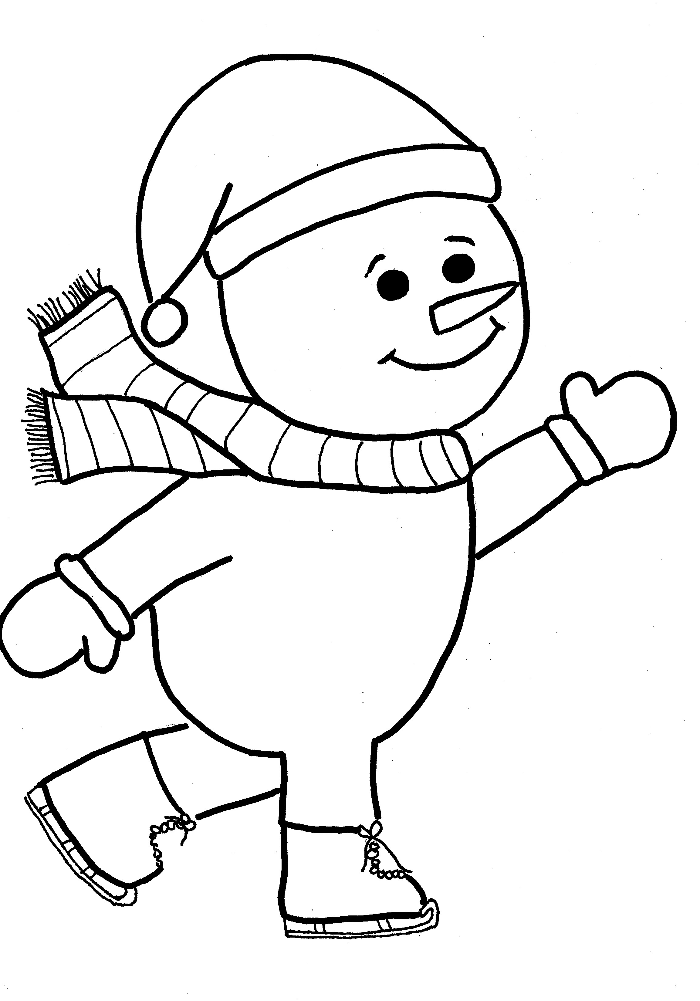 Coloring Sheets For Kids But Snowman
 Free Printable Snowman Coloring Pages For Kids