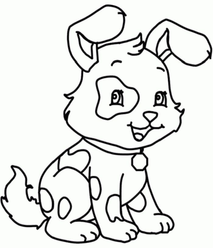 Coloring Sheets For Kids Of Dogs
 Color Pages Dogs Coloring Home