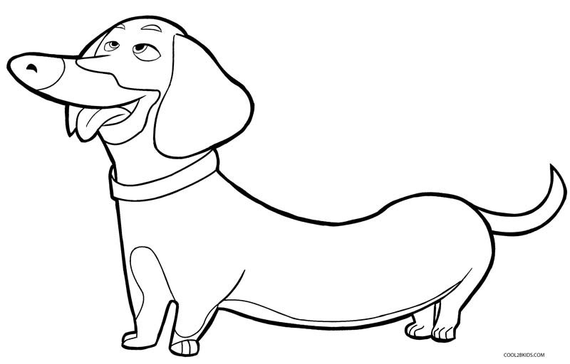 Coloring Sheets For Kids Of Dogs
 Printable Dog Coloring Pages For Kids