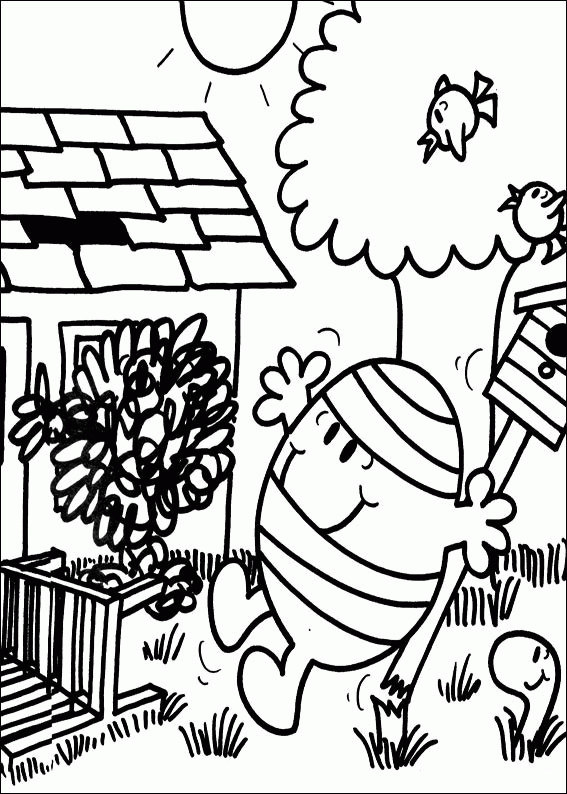 Coloring Sheets For Kids On Worrying
 Mr Men Coloring Pages11