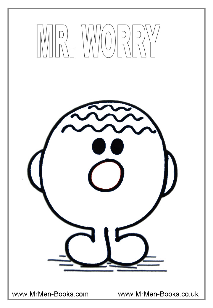 Coloring Sheets For Kids On Worrying
 Mr Men And Litltle Miss Coloring Pages AZ Coloring Pages