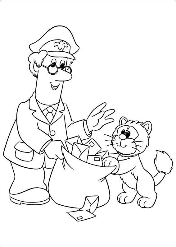 Coloring Sheets For Kids Post Malone Free
 Postman pat Coloring Pages DIGI KUVAT 2