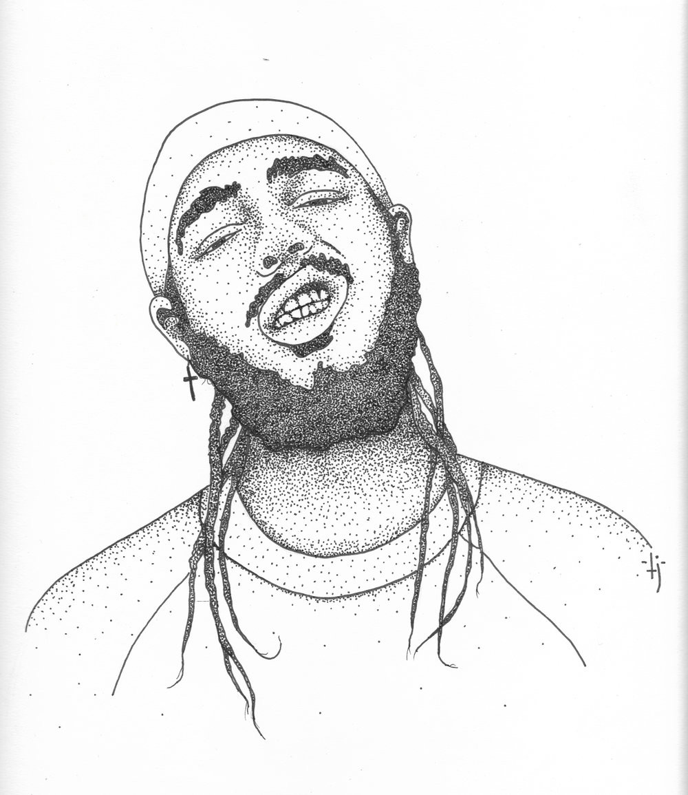 Coloring Sheets For Kids Post Malone Free
 Gray Drawing at GetDrawings