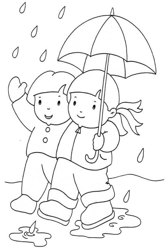 Coloring Sheets For Kids Rainy Days
 35 Free Printable Rainy Day Coloring Pages