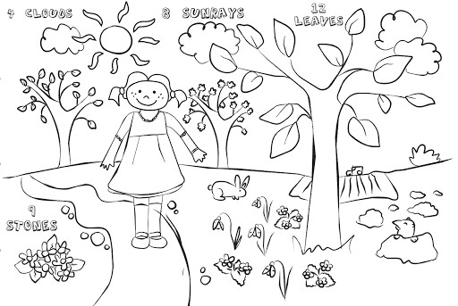 Coloring Sheets For Kids School Time
 Dibujos para colorear estaciones el año