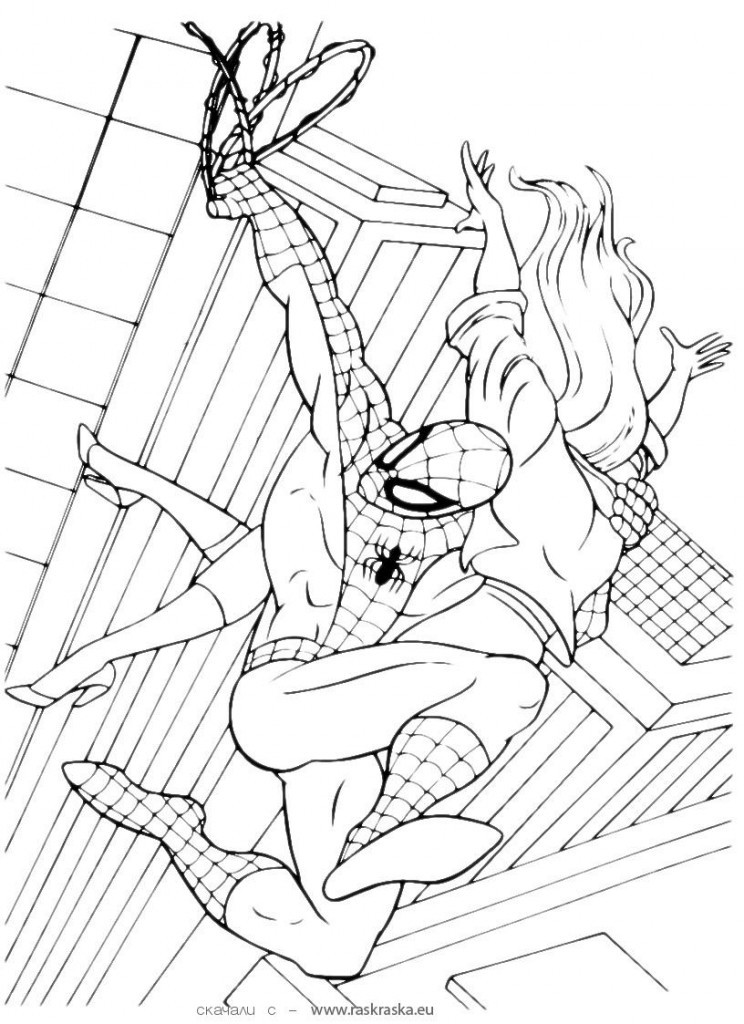 Comic Coloring Book
 Free Printable Spiderman Coloring Pages For Kids