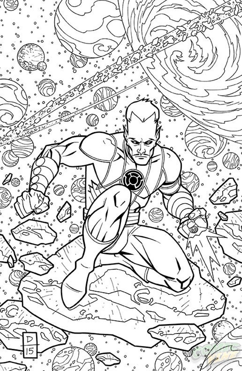 Comic Coloring Book
 DC ics Announces Coloring Book Variant Covers for