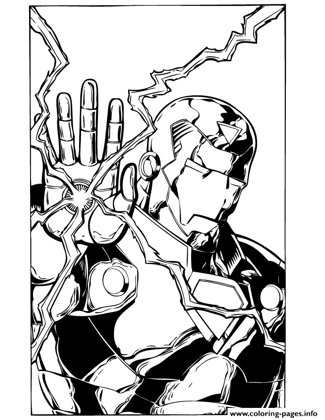 Comic Coloring Book
 Stan Lees Iron Man ic Coloring Pages Printable