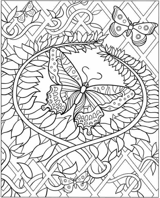 Complicated Flower Coloring Sheets For Girls
 Free Fish Coloring Pages Best Coloring Pages Collections