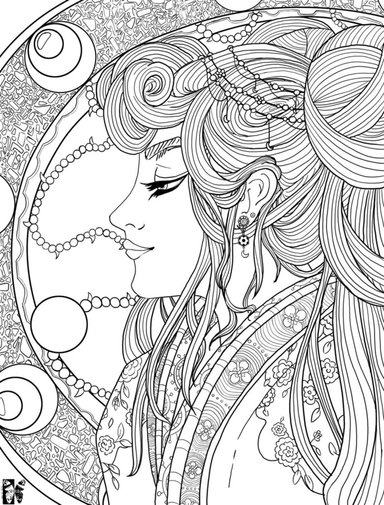 Complicated Flower Coloring Sheets For Girls
 plicated Coloring Pages Bestofcoloring