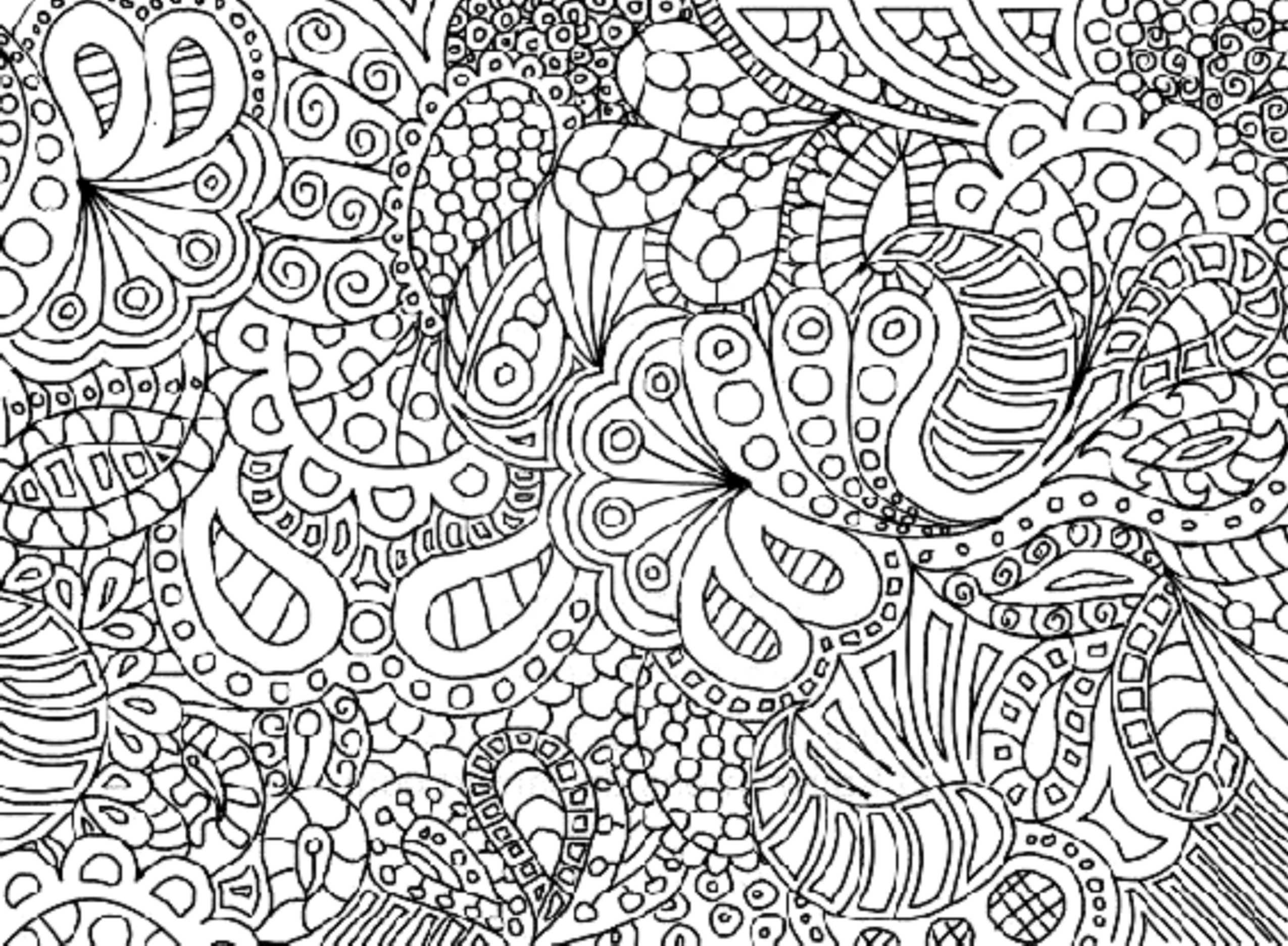 Complicated Flower Coloring Sheets For Girls
 Print & Download plex Coloring Pages for Kids and Adults