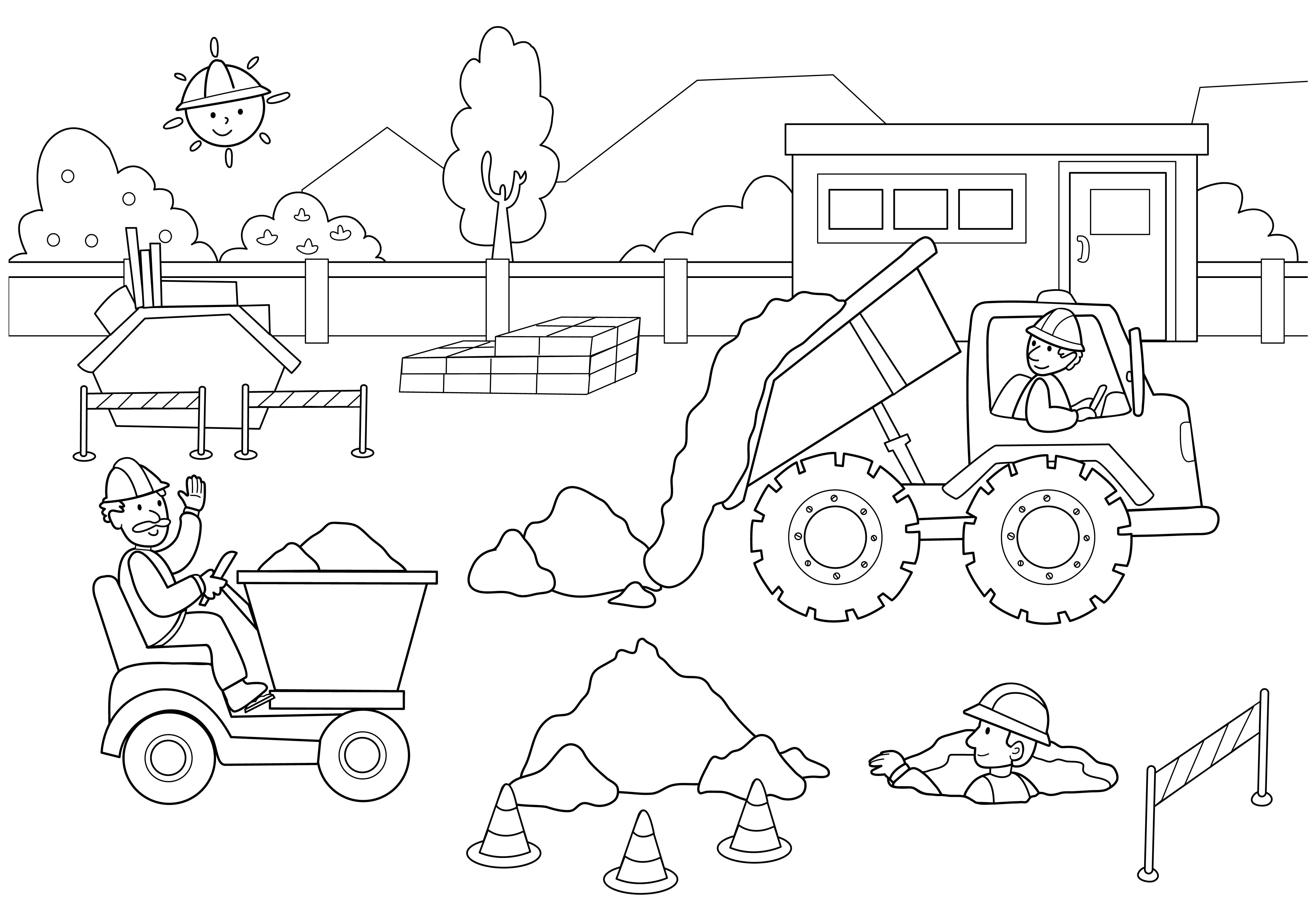 Construction Coloring Pages
 construction coloring pages Google Search