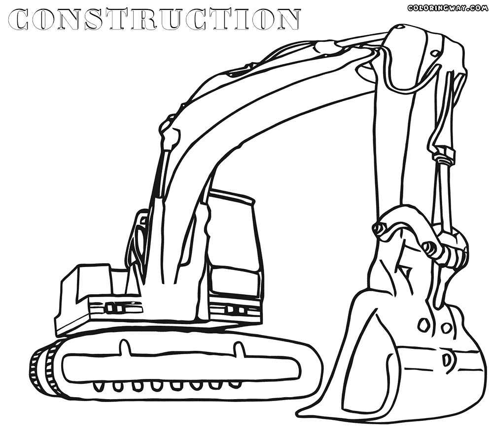 Construction Coloring Pages
 Construction coloring pages