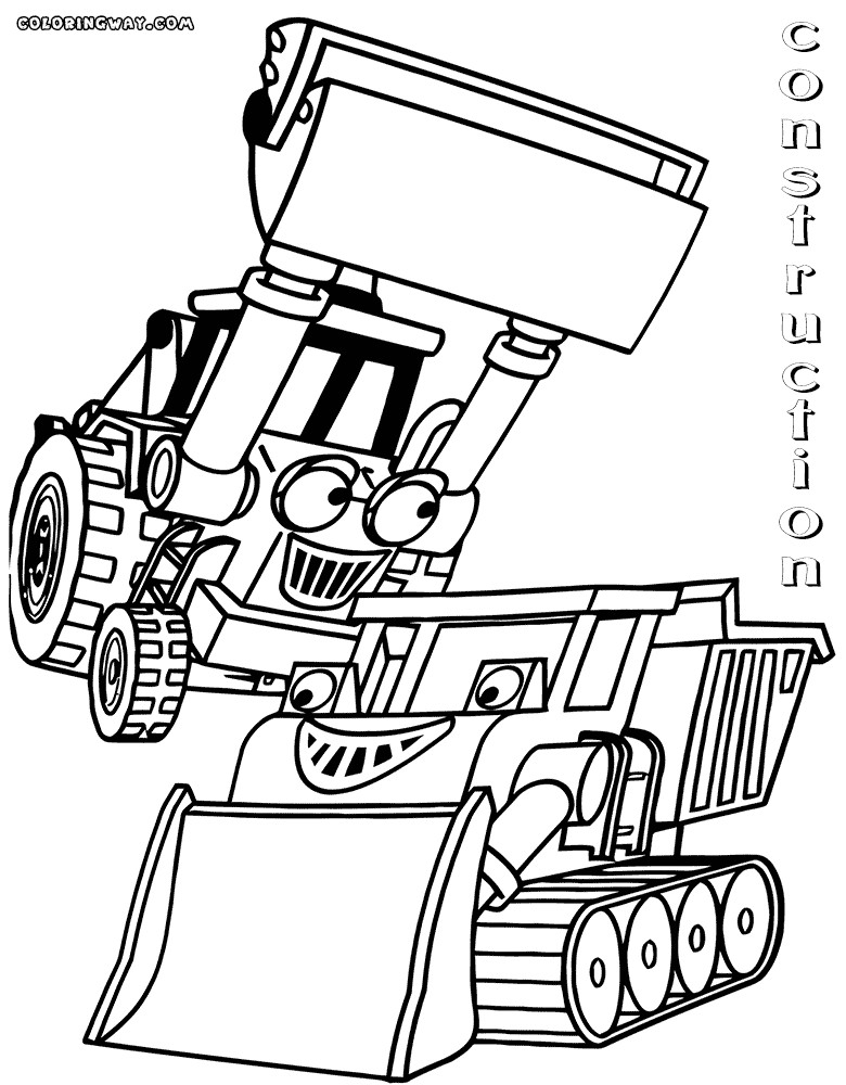 Construction Coloring Pages
 Construction coloring pages