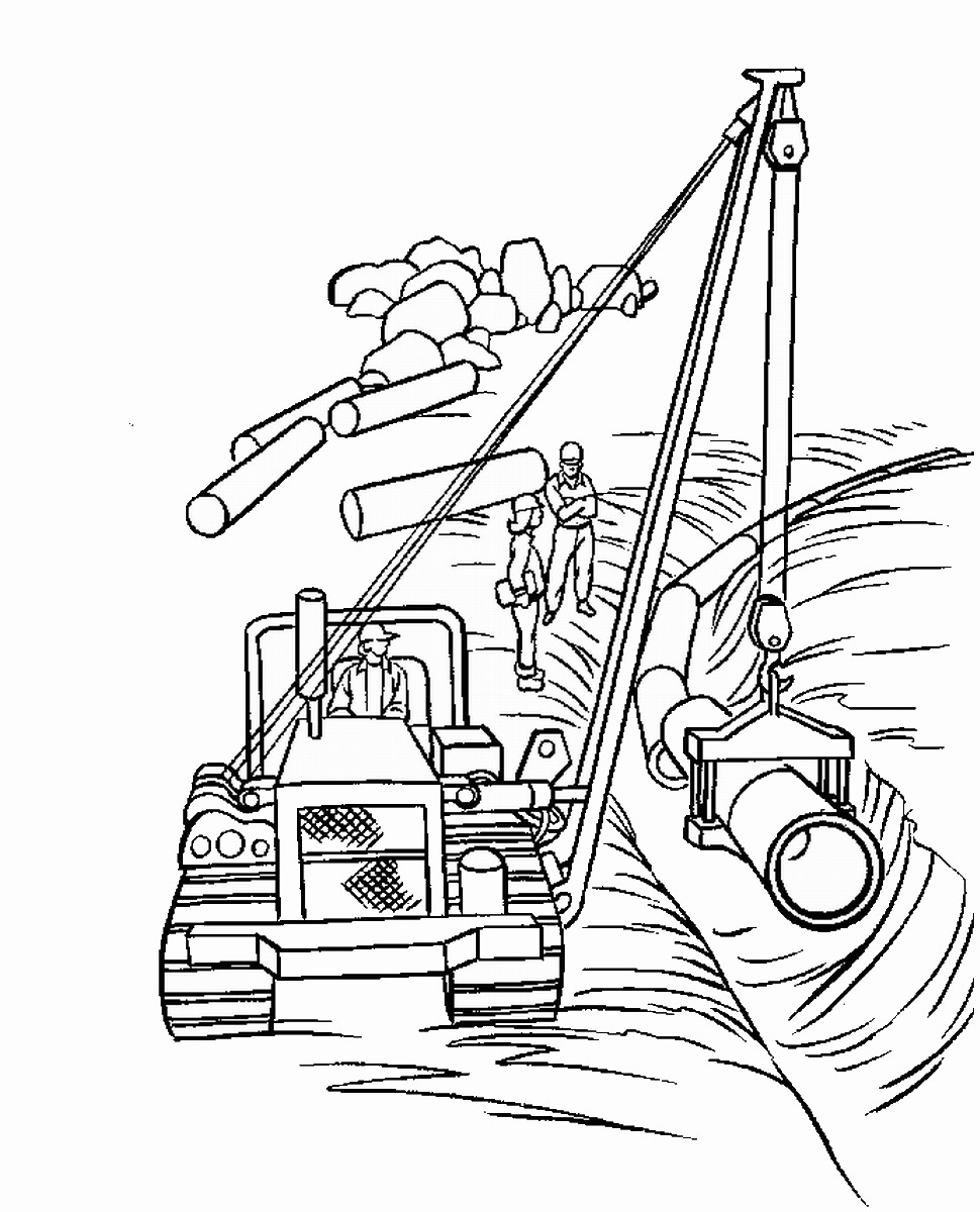 Construction Coloring Pages
 Constructions Coloring Pages – Birthday Printable