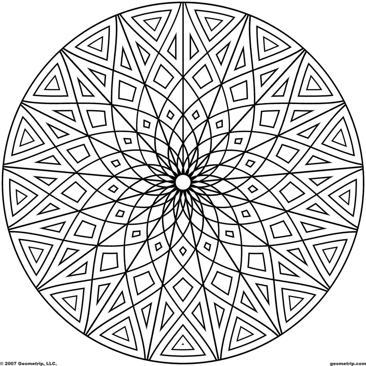 Cool Coloring Book Pages
 Cool Geometric Designs Coloring Page Coloring Page For