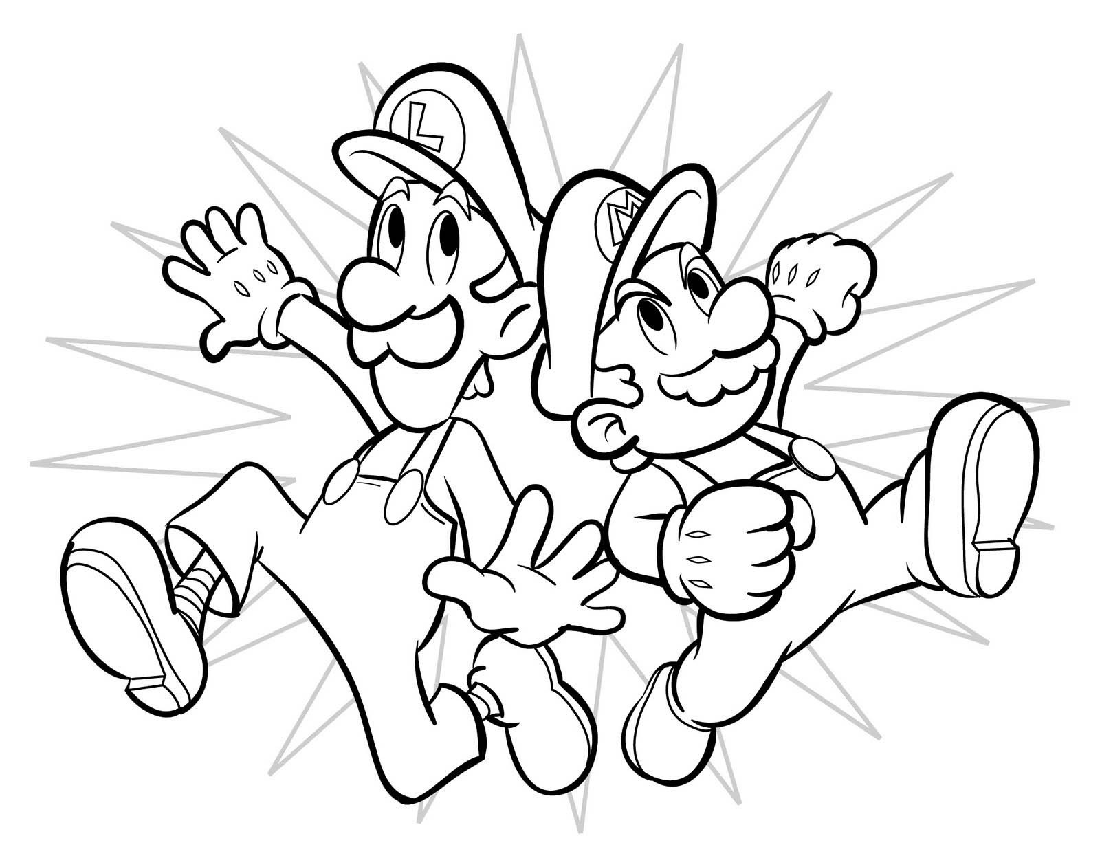 Cool Coloring Pages To Print
 Free Printable Mario Coloring Pages For Kids