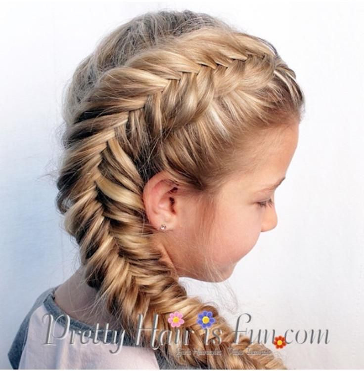 Cool Hairstyles For Little Girl
 Side Dutch Fishtail Braid tutorial and some other cool