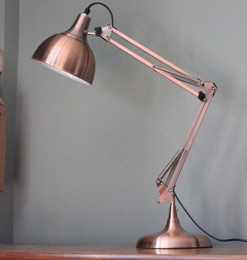 Best ideas about Copper Desk Lamp
. Save or Pin copper angled table lamp by the forest & co Now.