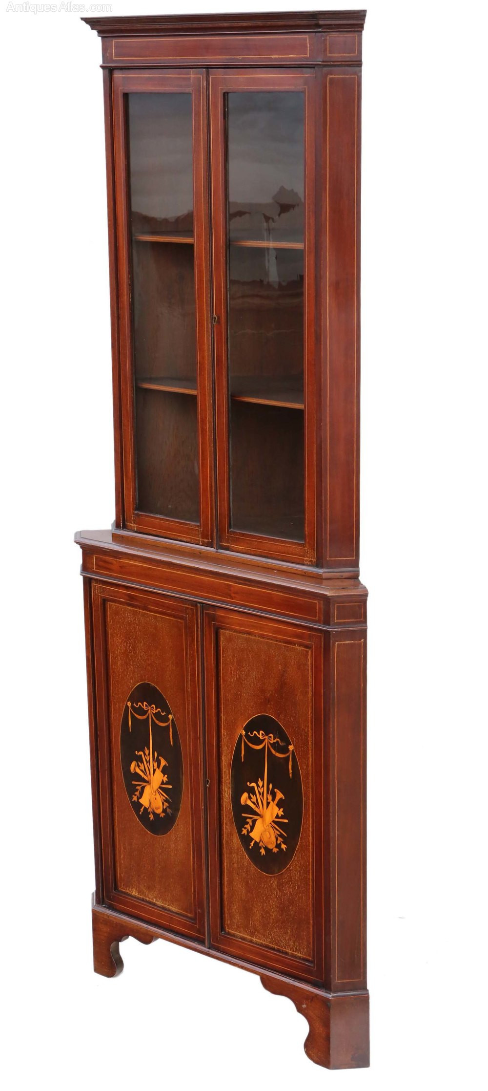 Best ideas about Corner Display Cabinet
. Save or Pin Edwardian Inlaid Mahogany Corner Display Cabinet Now.