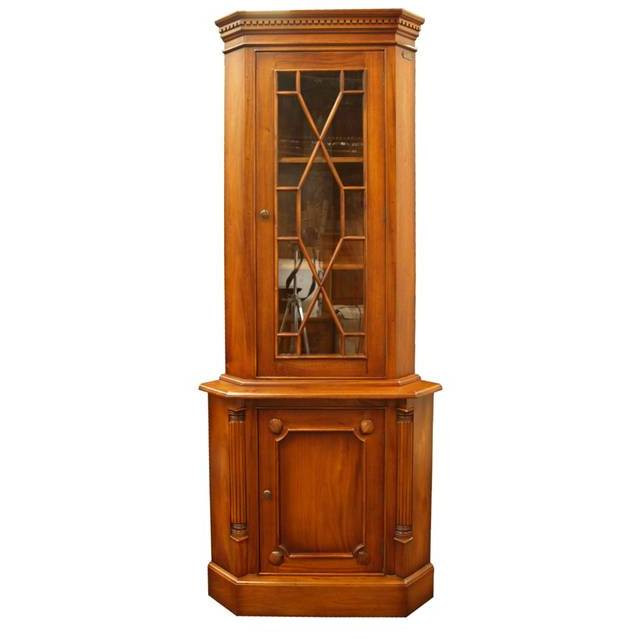 Best ideas about Corner Display Cabinet
. Save or Pin Georgian Corner Display Cabinet • AKD Furniture Now.