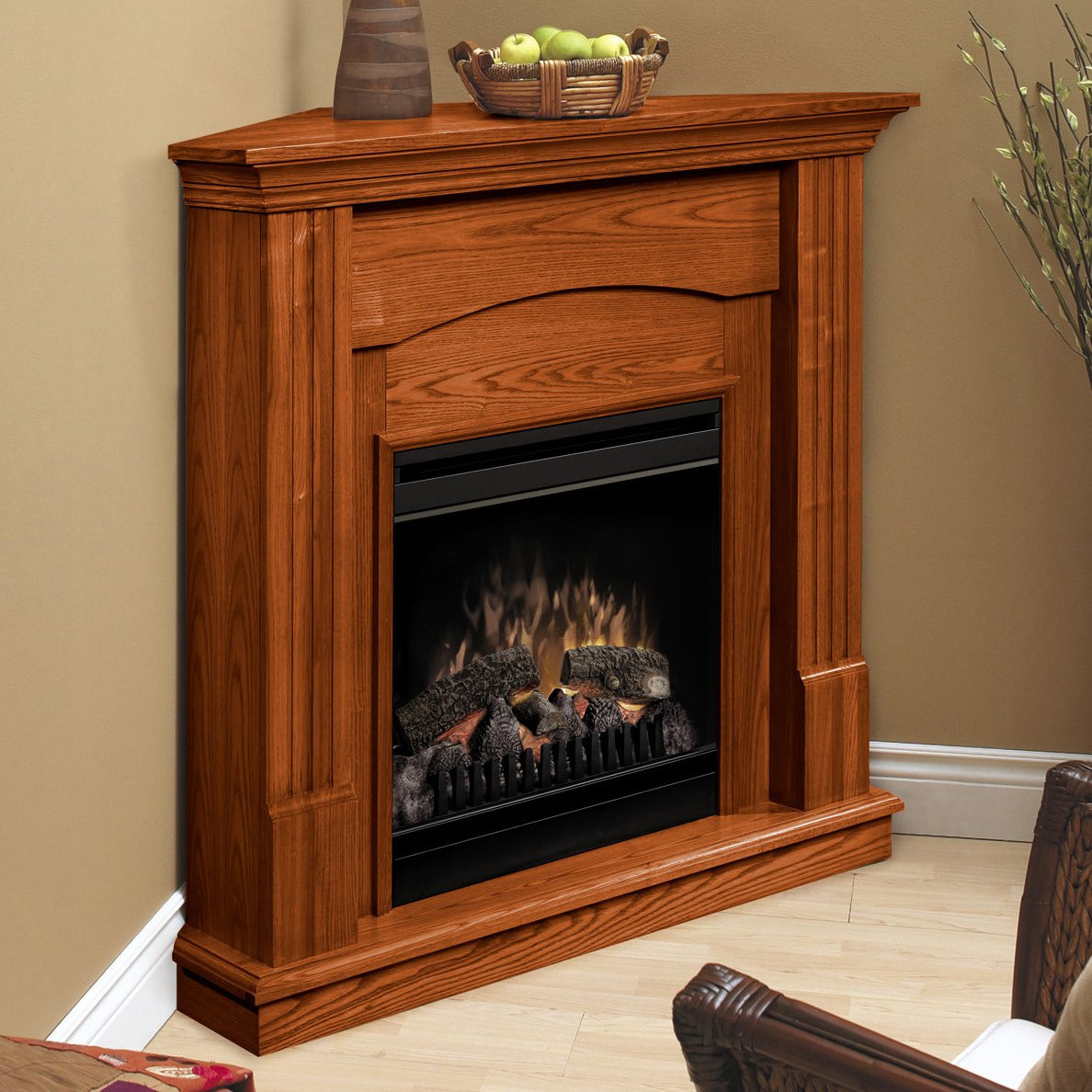 Best ideas about Corner Electric Fireplace
. Save or Pin Dimplex Branson Oak Corner Electric Fireplace at Hayneedle Now.