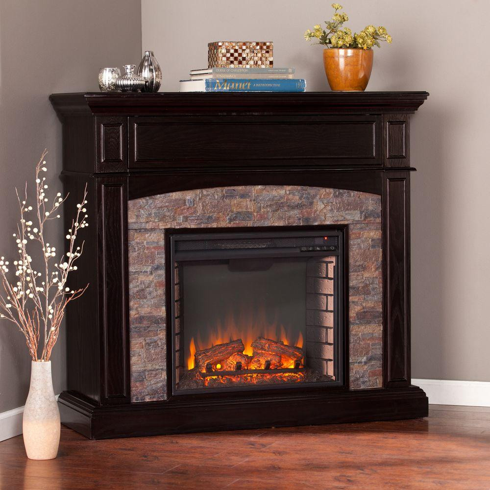 Best ideas about Corner Electric Fireplace
. Save or Pin Southern Enterprises Newburgh 45 5 in W Faux Stone Corner Now.