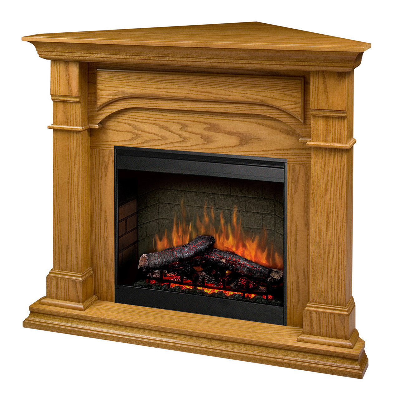 Best ideas about Corner Electric Fireplace
. Save or Pin Dimplex Oxford Corner Electric Fireplace in Medium Oak SMP Now.