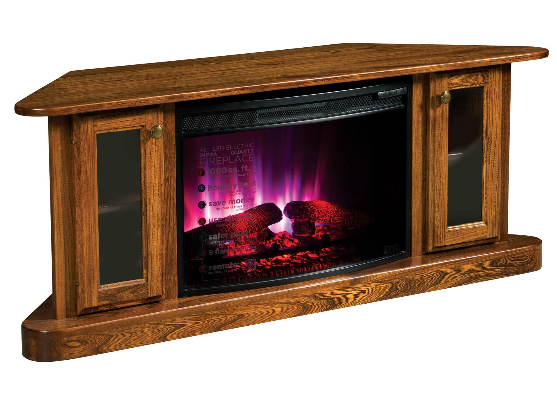 Best ideas about Corner Electric Fireplace Tv Stand
. Save or Pin Cascadia Corner Electric Fireplace TV Stand from Now.