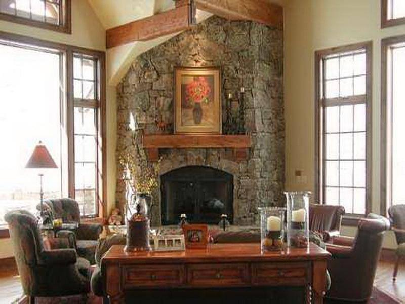 Best ideas about Corner Fireplace Ideas
. Save or Pin Decoration Corner Stone Fireplace Designs Interior Now.