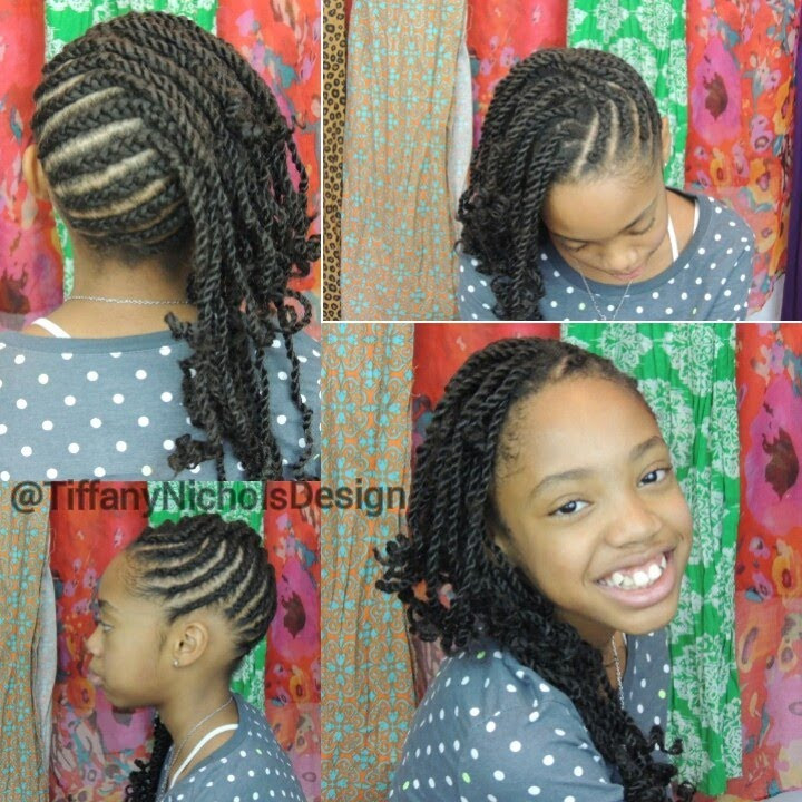 Cornrow Hairstyle For Little Girls
 Easy And Creative Cornrows For Little Girl s Natural Hairstyle