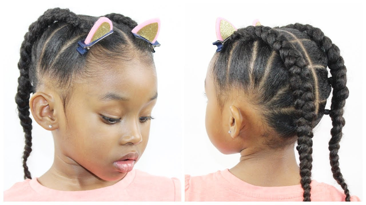 Cornrow Hairstyle For Little Girls
 Ponytail Cornrow Hairstyles for Little Girls
