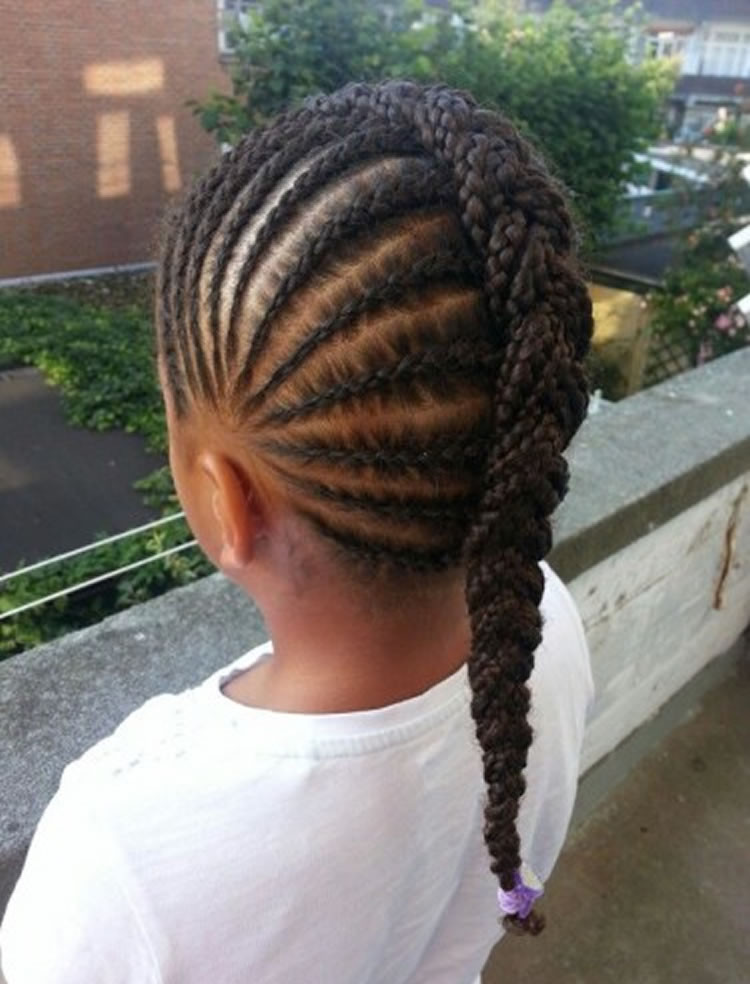 Cornrow Hairstyle For Little Girls
 64 Cool Braided Hairstyles for Little Black Girls – Page 3