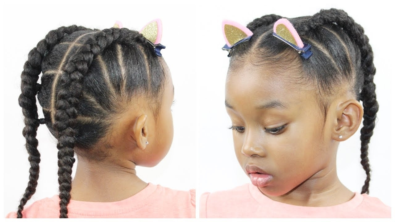 Cornrow Hairstyle For Little Girls
 Little Girl Natural Hairstyles