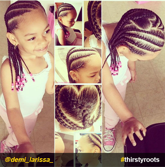 Cornrow Hairstyle For Little Girls
 20 Cute Natural Hairstyles for Little Girls