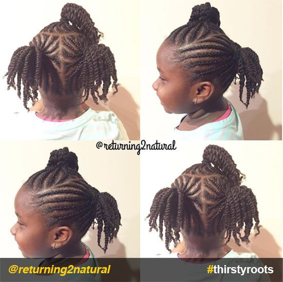 Cornrow Hairstyles For Little Girls
 20 Cute Natural Hairstyles for Little Girls