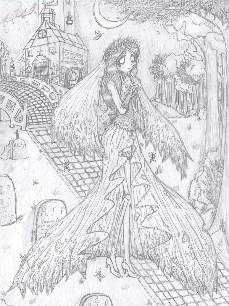 Corpse Bride Coloring Pages
 Corpse Bride Background by Ginookami14 on DeviantArt