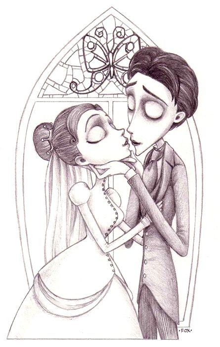 Corpse Bride Coloring Pages
 Corpse Brid Free Colouring Pages