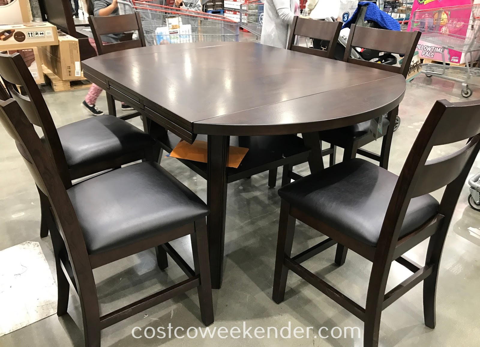 Best ideas about Costco Dining Table
. Save or Pin Bayside Furnishings 7 piece Counter Height Round Drop Leaf Now.