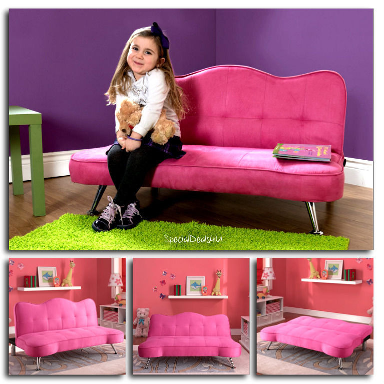 Best ideas about Couch For Kids Room
. Save or Pin Pink Sofa Kids Girls Futon Sleeper Couch Lounge Chair Now.