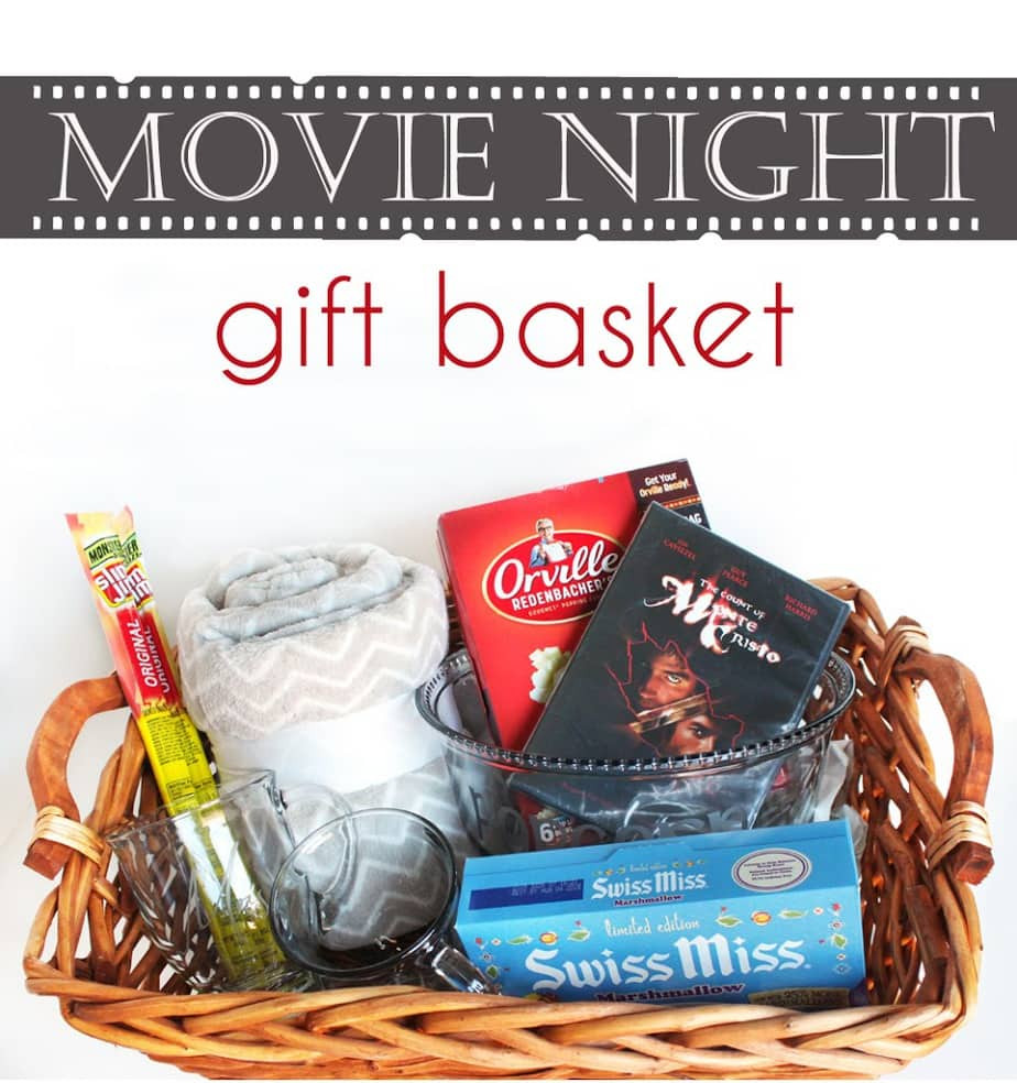 Best ideas about Couple Gift Basket Ideas
. Save or Pin Hot Chocolate and Popcorn Movie Night Gift Basket Cutesy Now.