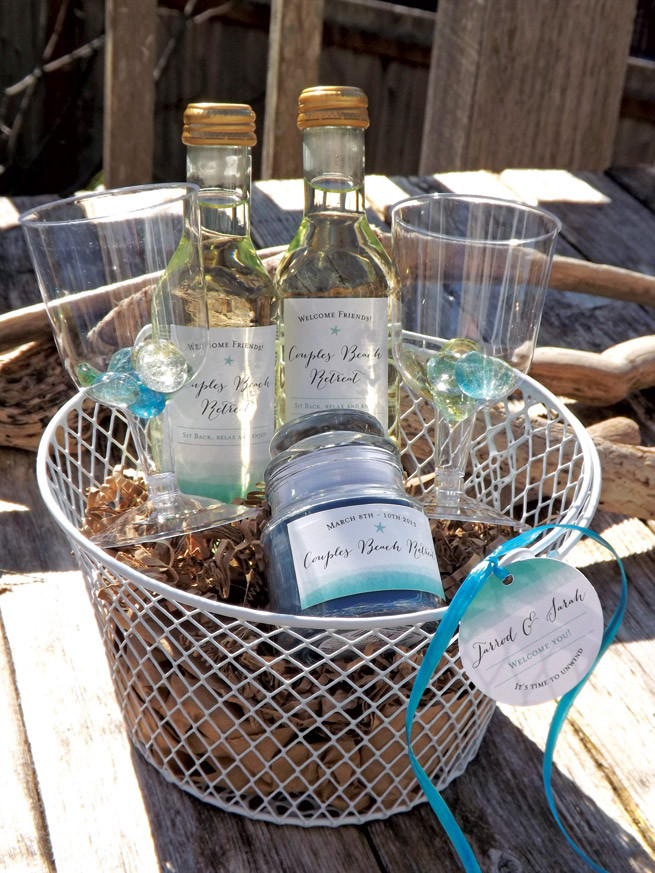 Best ideas about Couples Gift Basket Ideas
. Save or Pin Couples Beach Retreat Wel e Baskets Wedding Inspiration Now.