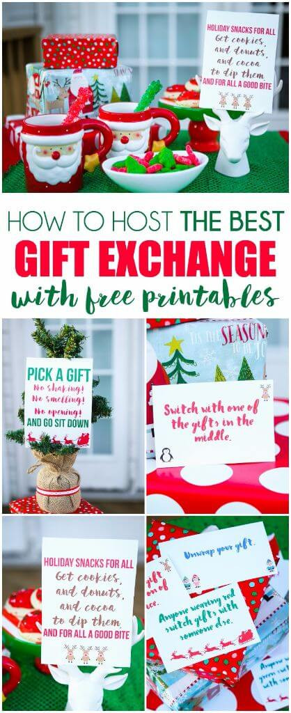 Couples Gift Exchange Ideas
 Free Printable Exchange Cards for The Best Holiday Gift