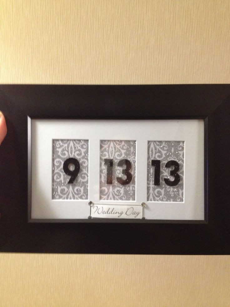 Couples Shower Gift Ideas
 Bridal shower t displaying wedding date