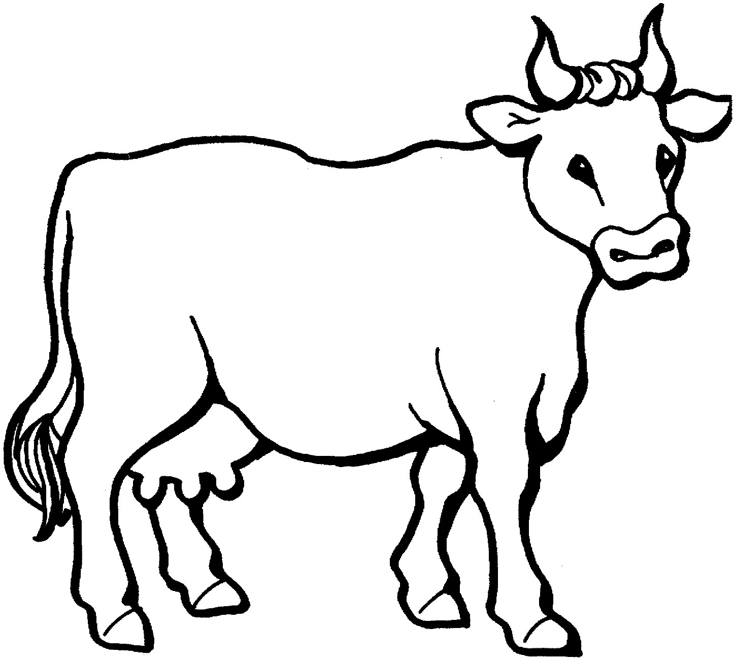 Cow Coloring Pages
 Free Printable Cow Coloring Pages For Kids