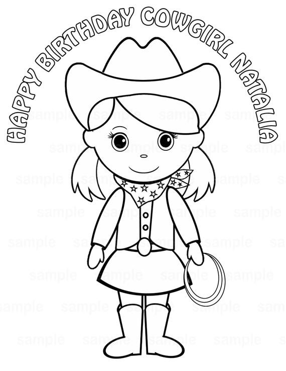 Cowgirl Coloring Pages
 Cowgirl Free Coloring Pages